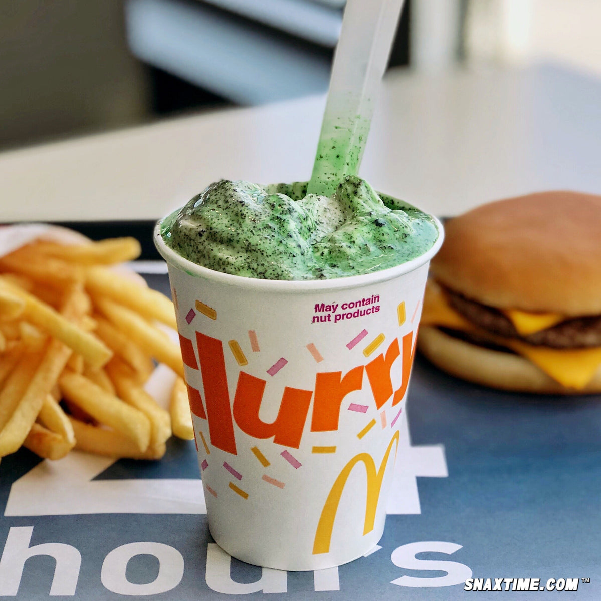 OREO Shamrock McFlurry NEW MCDONALD'S FROZEN TREAT!N Snaxtime