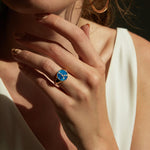 Cancer Diamond Signet Ring