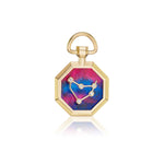 Octagon Capricorn Pendant