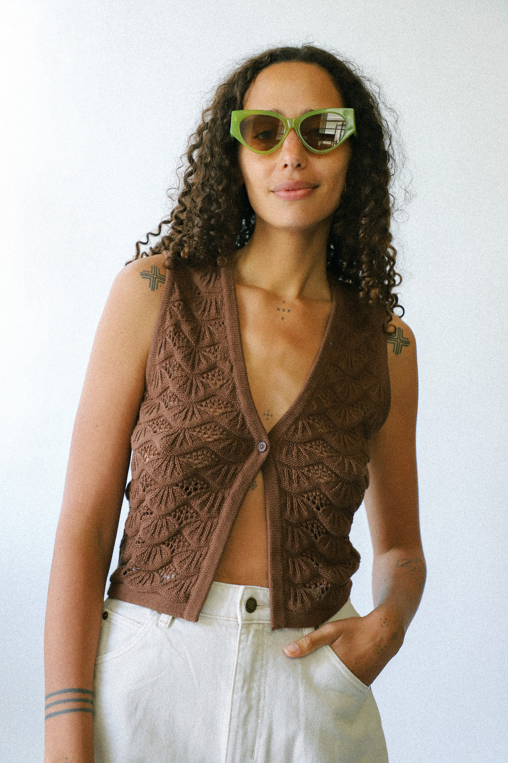 Sunny Knit Vest