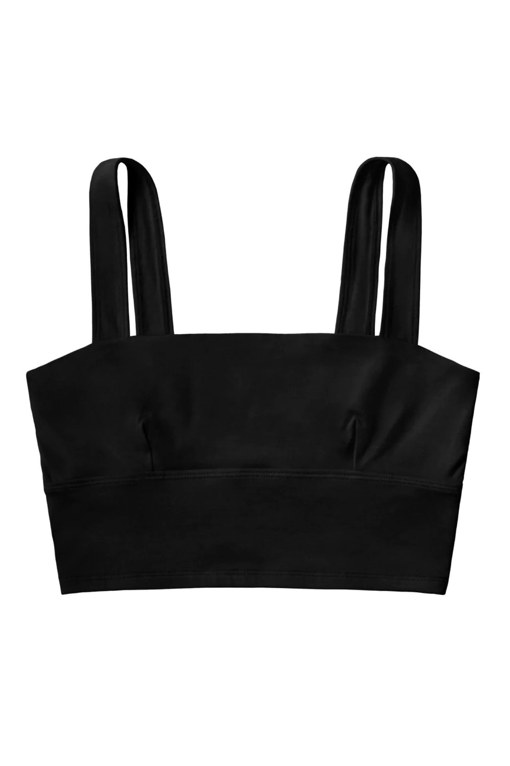 Black Square Neck Bralette