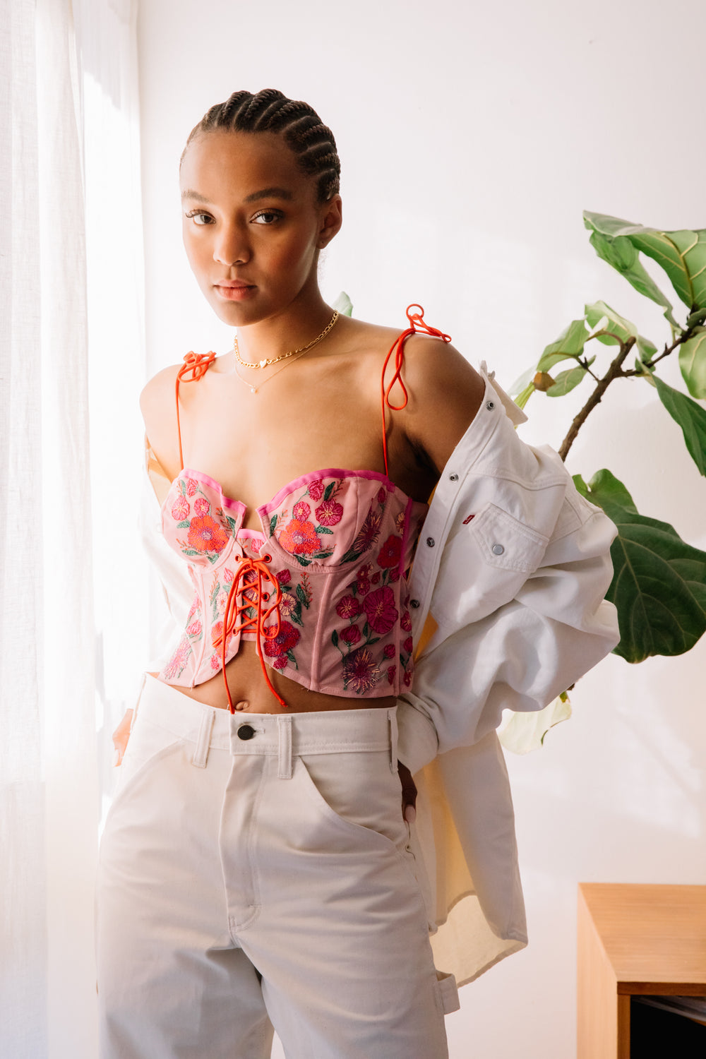 Pink Kaylee Crop Top