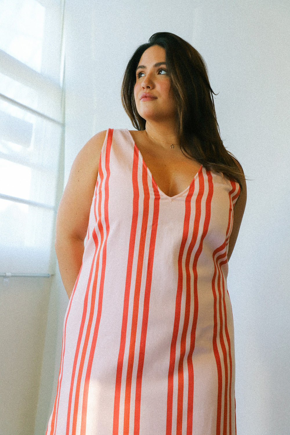 Sunset Stripe Organic Dress