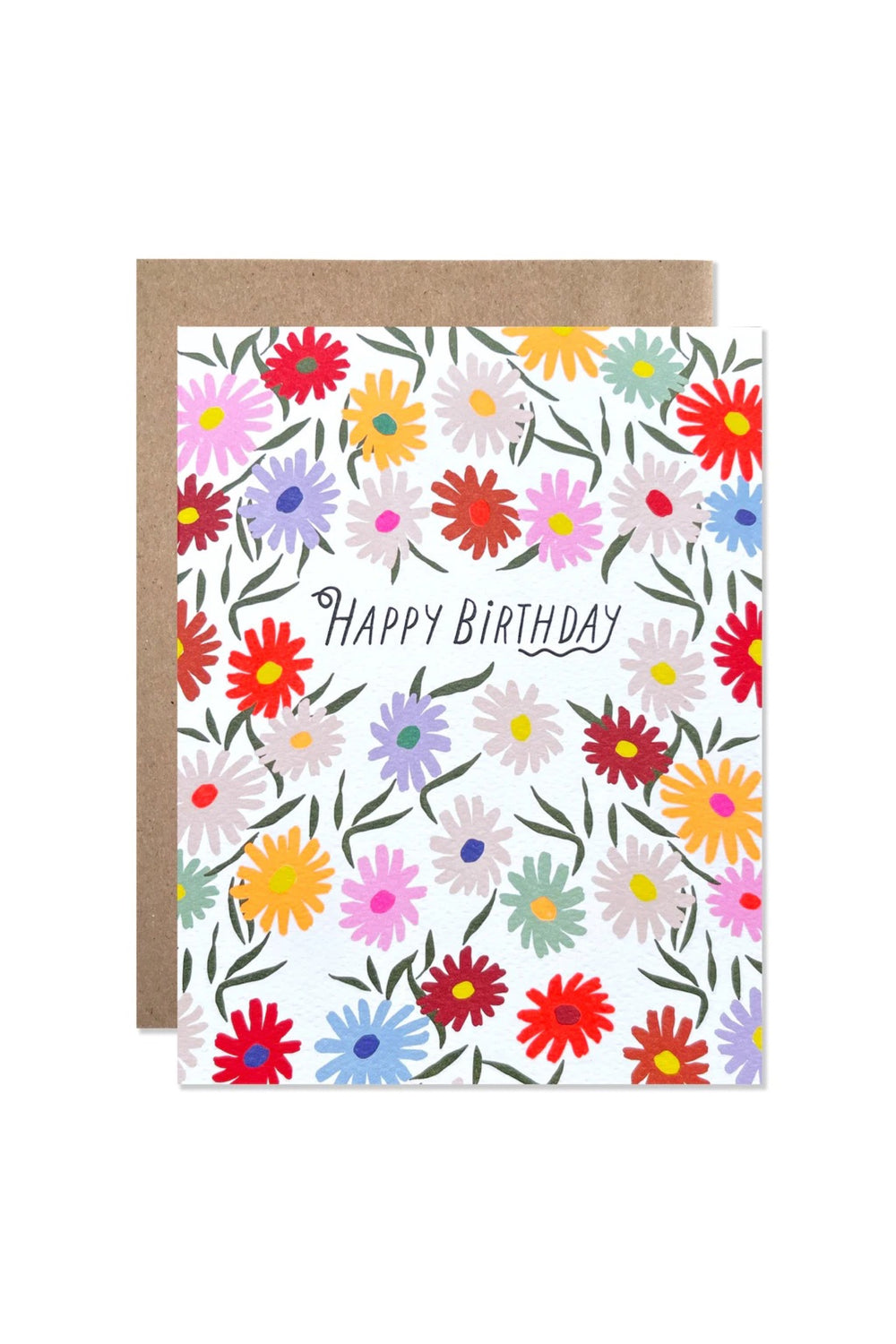 Happy Birthday Wild Daisies Card