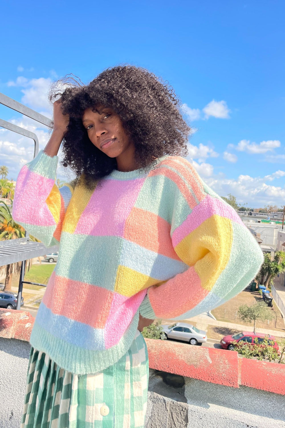 Pastel Block Helen Sweater