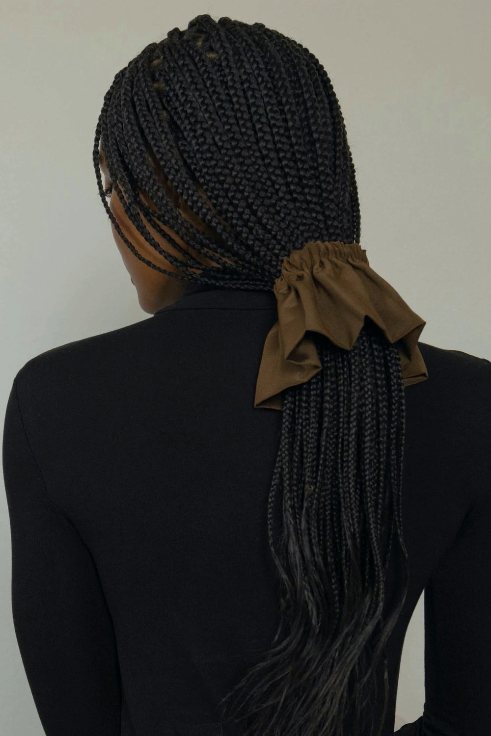 Large Brown Georgia Scrunchie