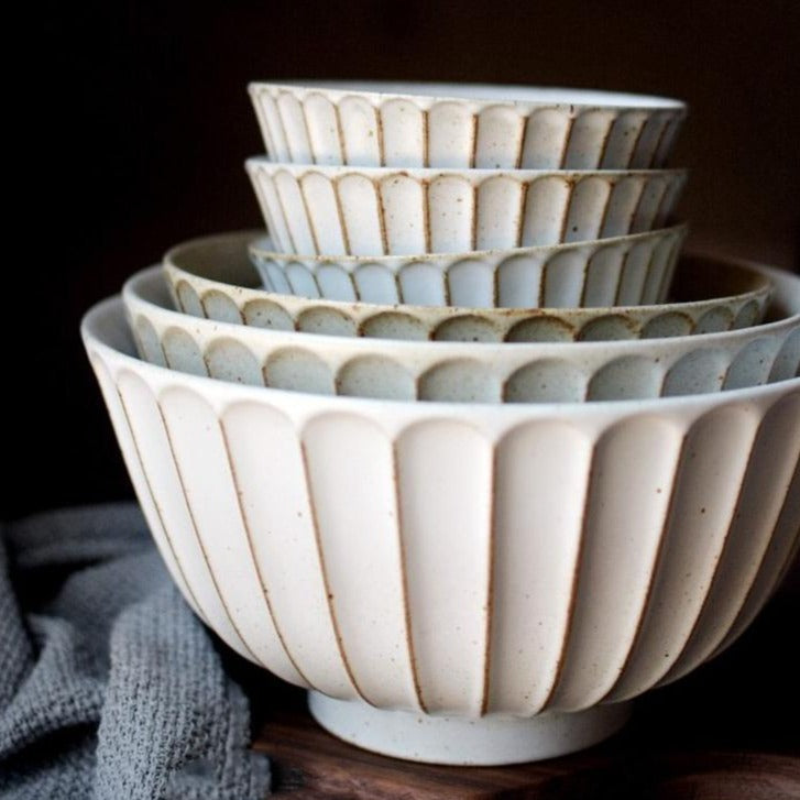 textured ceramic bowl