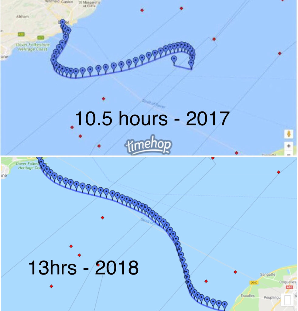 Two different tides in the English Channel
