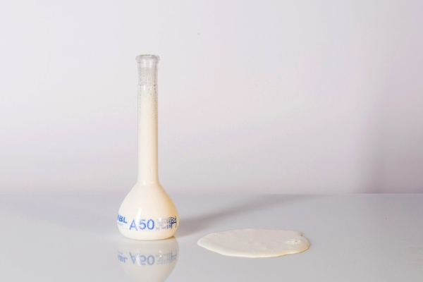 synthetic latex created in a lab