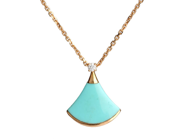 bulgari diva necklace turquoise