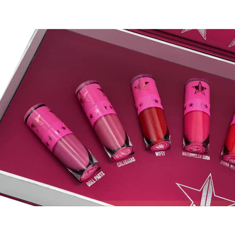 Jeffree Star Cosmetics The Mini Velour Liquid Lipstick - Red & – Beautykom