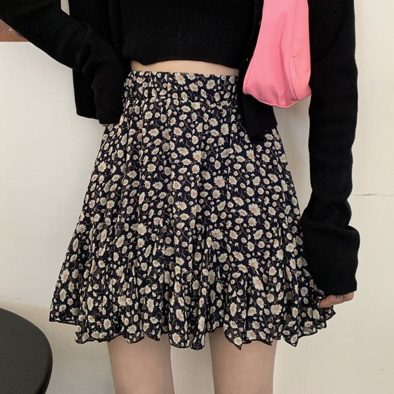 ladies floral skirts