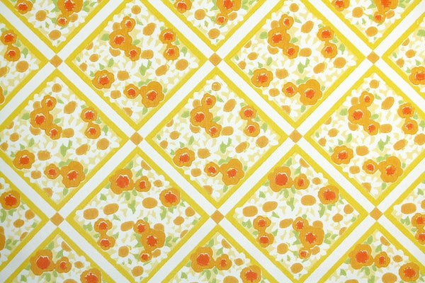 1970s Floral Vintage Wallpaper – Hannah’s Treasures Vintage Wallpaper