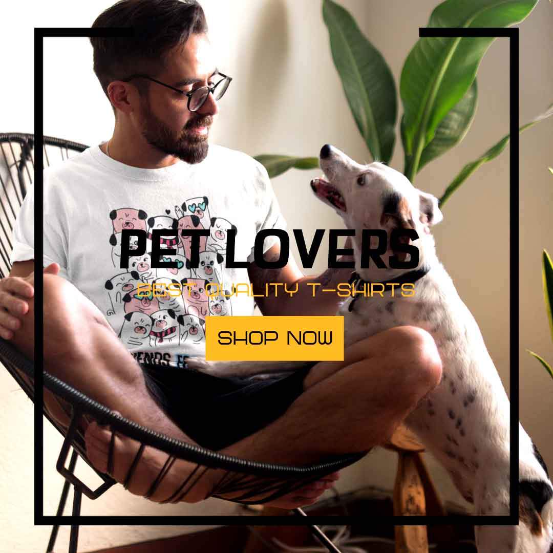 Dog lover shirt for men –