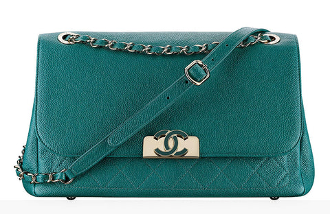 Chanel Seafoam/Teal Green Flap Bag