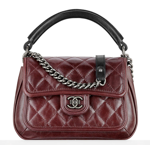 Chanel Top Handle Flap Bag