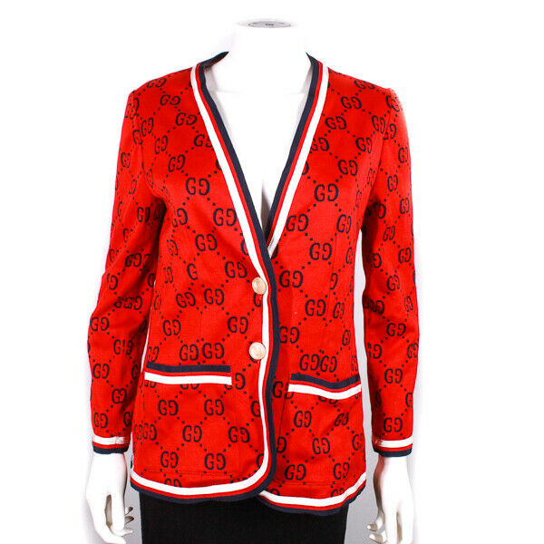 red gucci coat womens