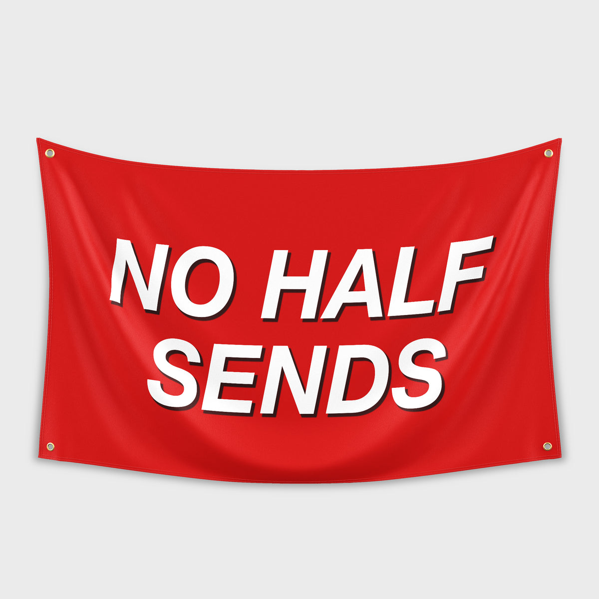 Hype Flags - No Half Sends | Full Send Flag for Dorm Room ...