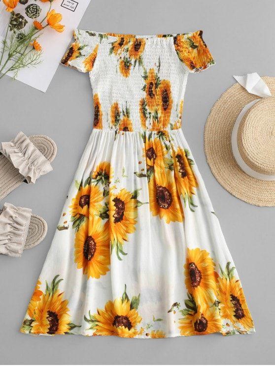 sunflower dress