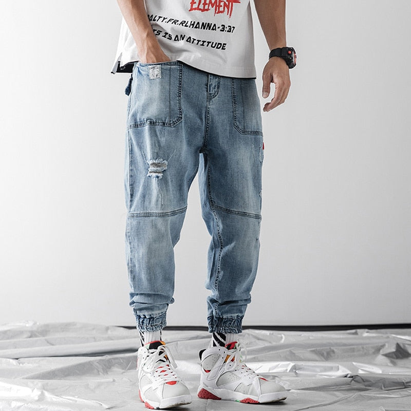 hip hop denim jeans