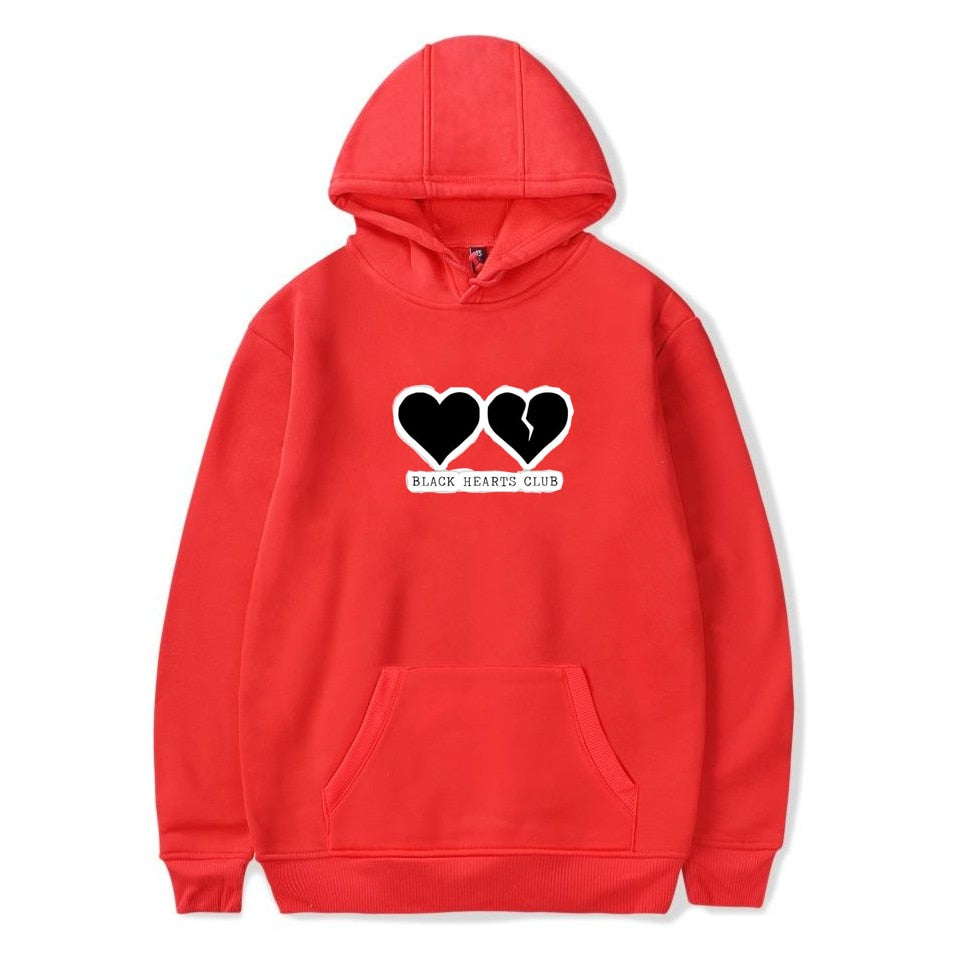 black hearts club hoodie