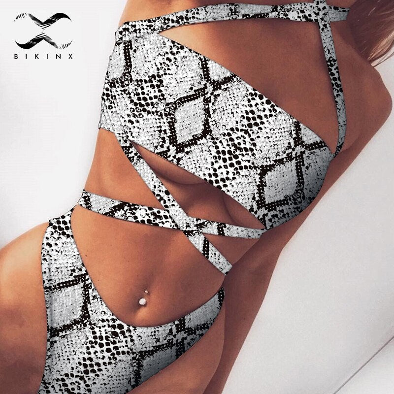 animal print bathing suit