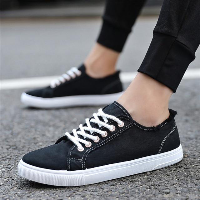 Casual Shoes Men Cotton Canvas Shoes 