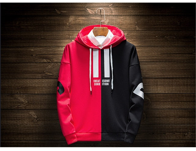 Hot Two-color color matching Sweatshirts High Quality fashion hoodies –  TopFashionova