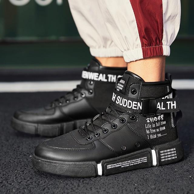 high top fashion sneakers