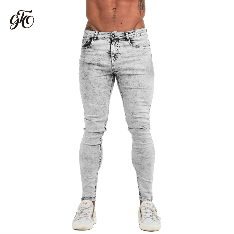 light grey slim fit jeans mens