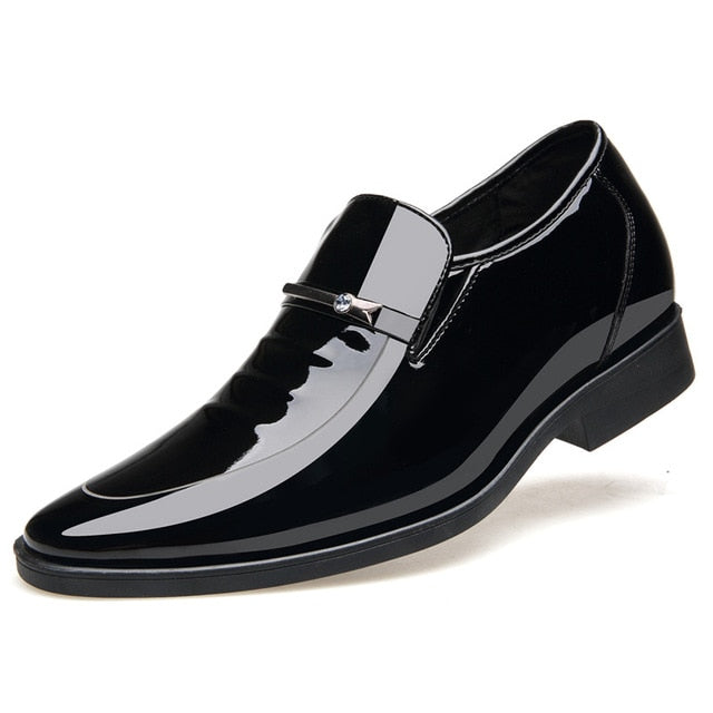 patent formal shoes