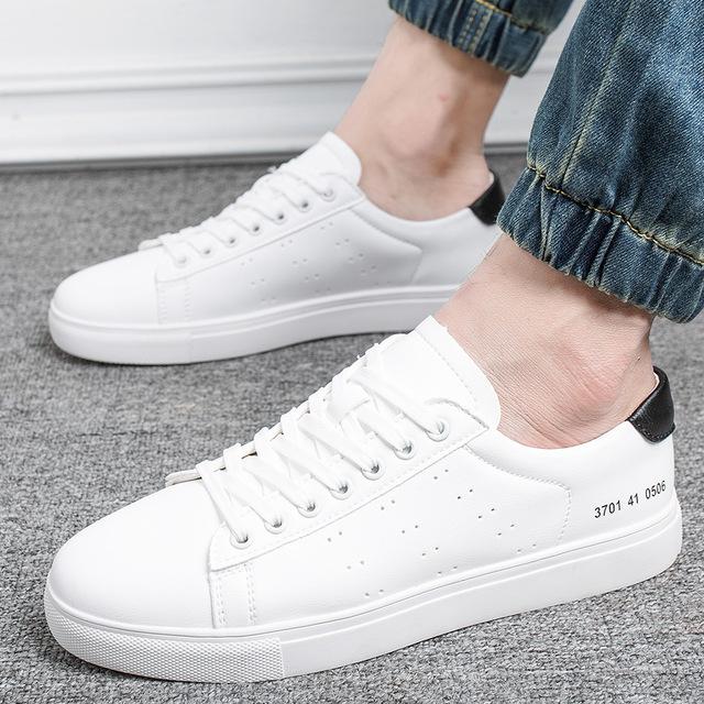 breathable white sneakers