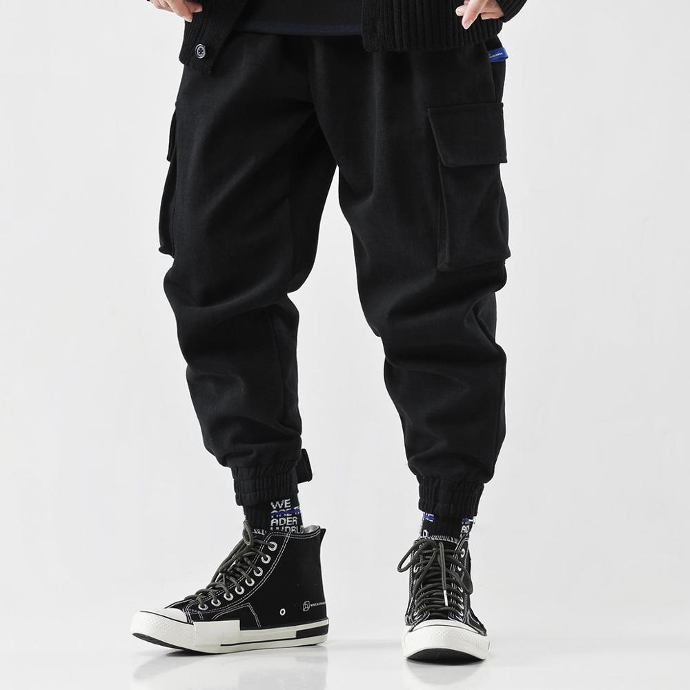 black loose joggers