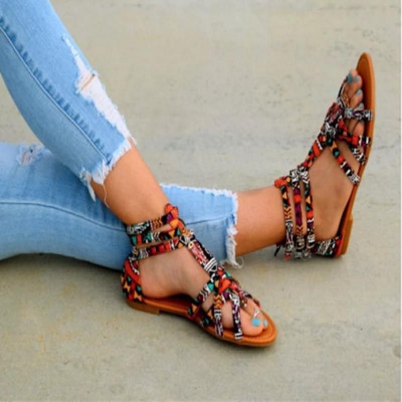 bohemian sandals and shoes