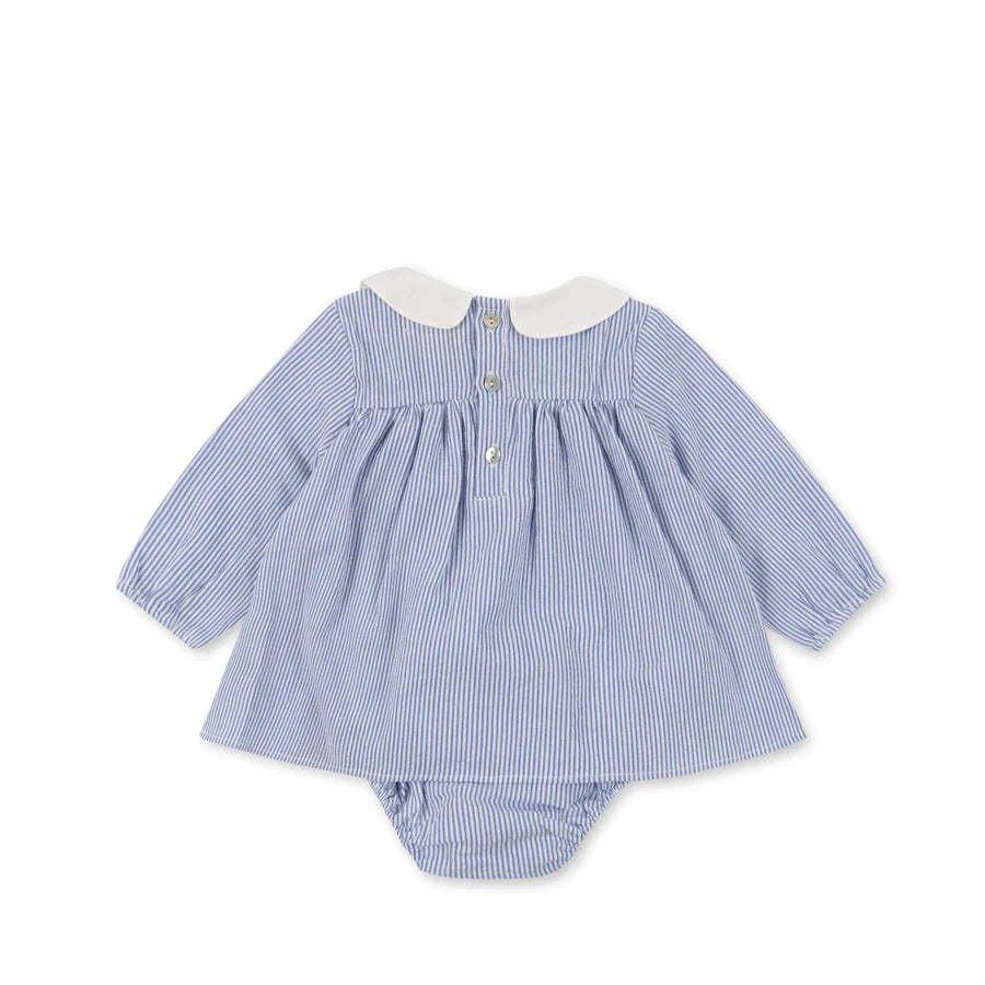 french collar romper true stripe