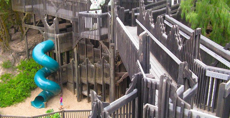 Kamalani Playground at Lydgate State Park, Hawaii