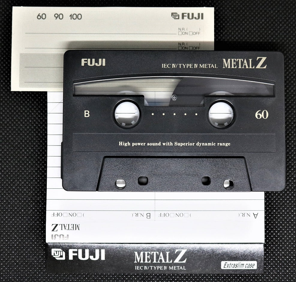 programma Binnenshuis Verwisselbaar FUJI Metal Z - 1995 - US - Blank cassette - New / sealed