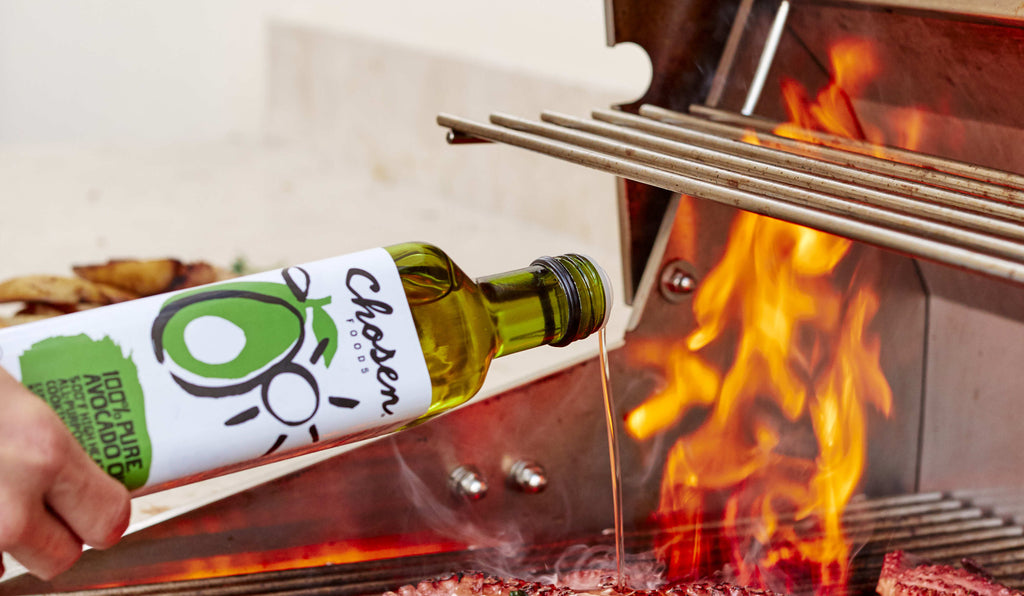 Grill with Chosen Foods Avocado Oil