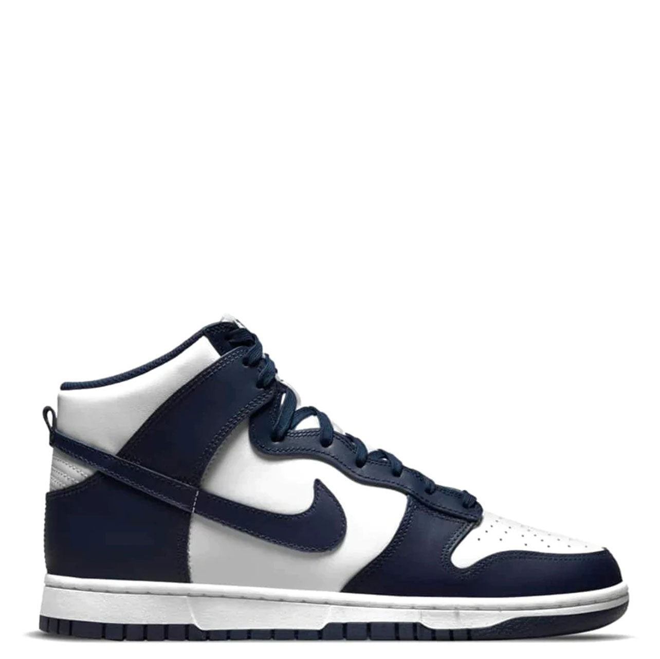 navy nike dunks high