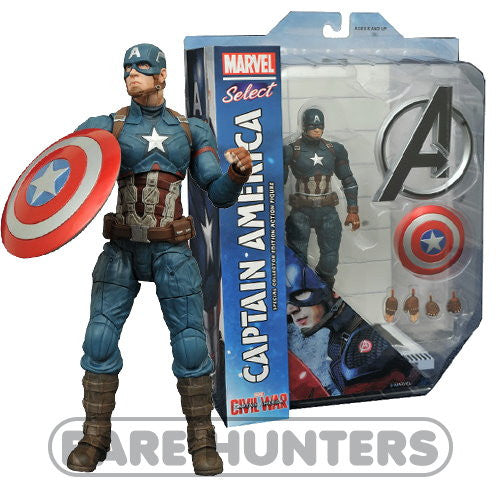 marvel select civil war captain america