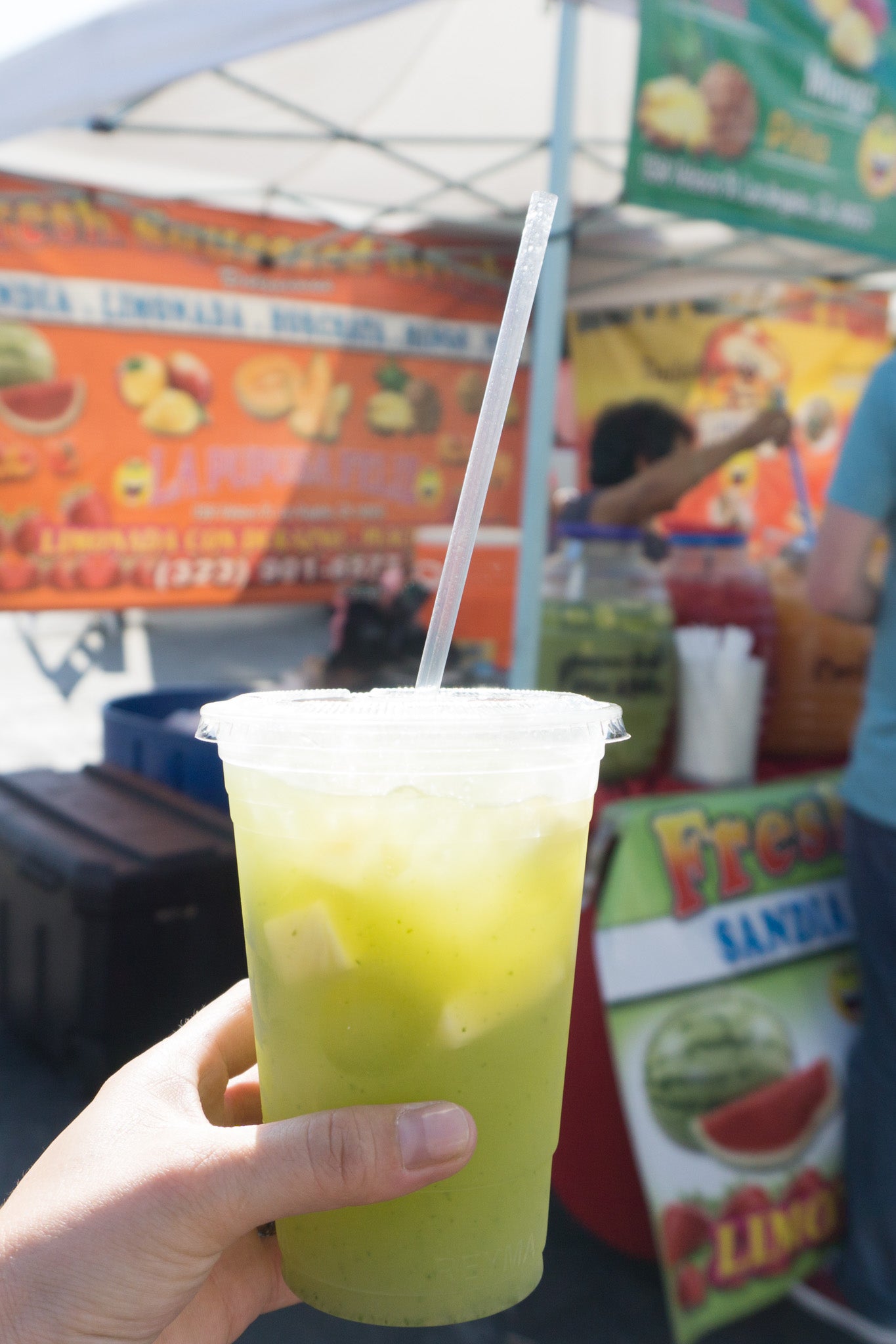 Old LA Farmers Market Highland Park- Pineapple Lime Agua Fresca