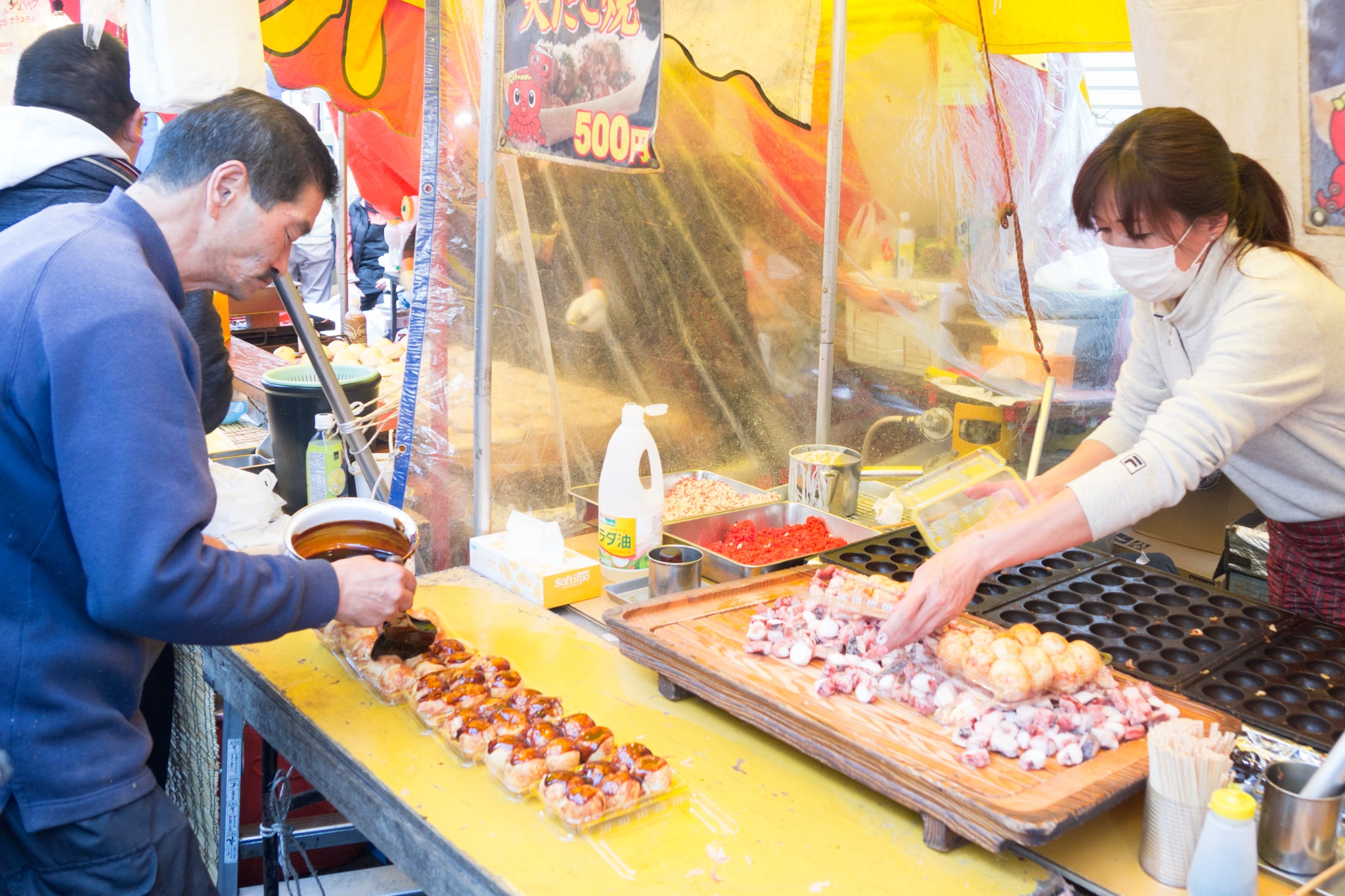 RecessAbroad Teaser Taster Golden Brown Delicious Tonkatsu Tempura Takoyaki