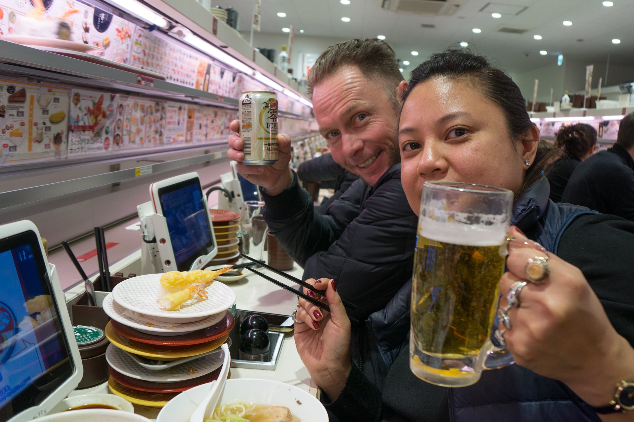 RecessAbroad Recess In Japan Bullet Train Sushi Uobei