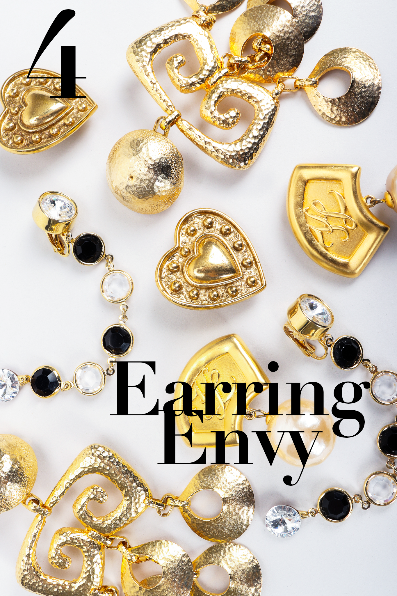 Recess Dresscode No-Regifting Guide 2019 #4-Earring Envy: Gold earrings scattered
