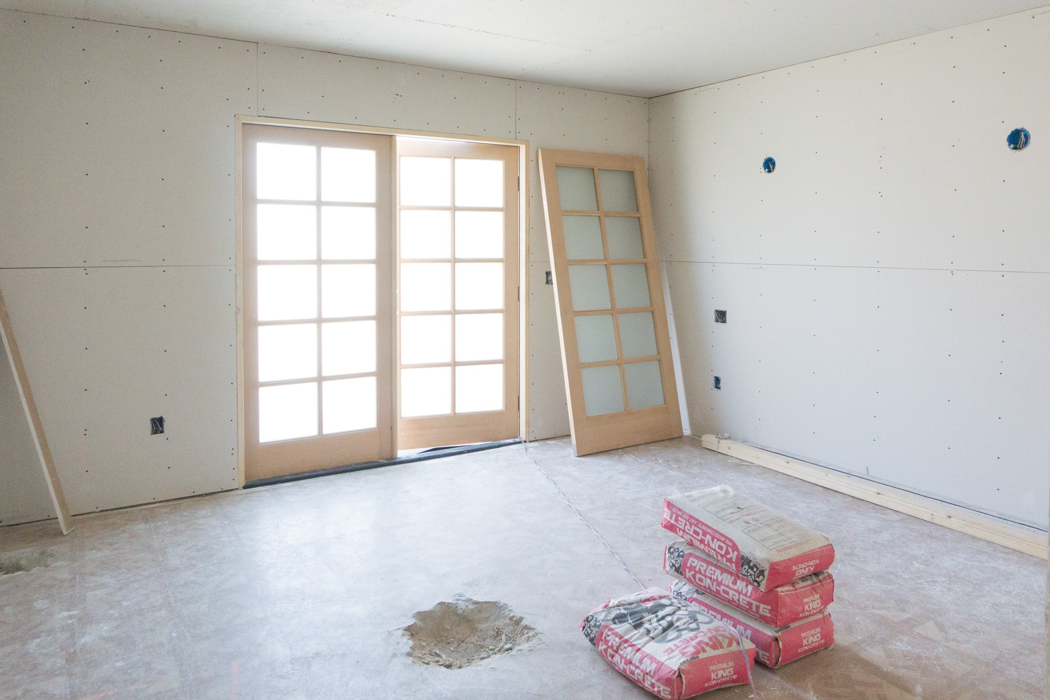 Recess Flip Highland Park House Drywall Installation Master Suite