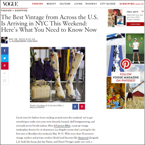 Recess Boots In Vogue- Best Vintage in NYC