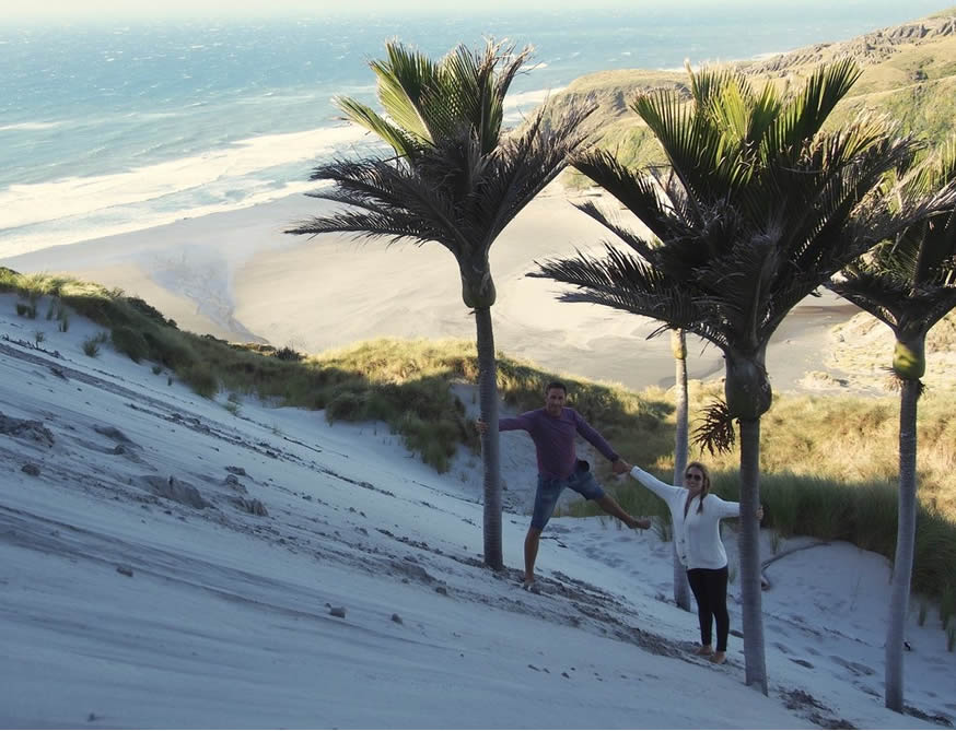 Sand Dunes and beach in Bali, Indonesia