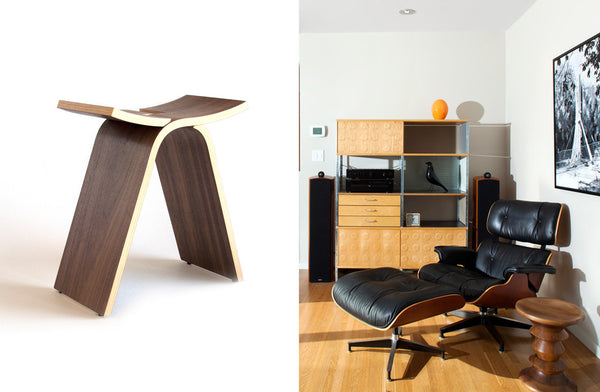 Interlochen Stool & Eames Lounge Chair