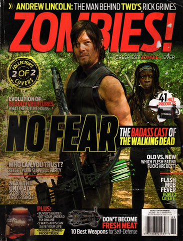 Zombies Magazine Spring 2014 collector's cover 2