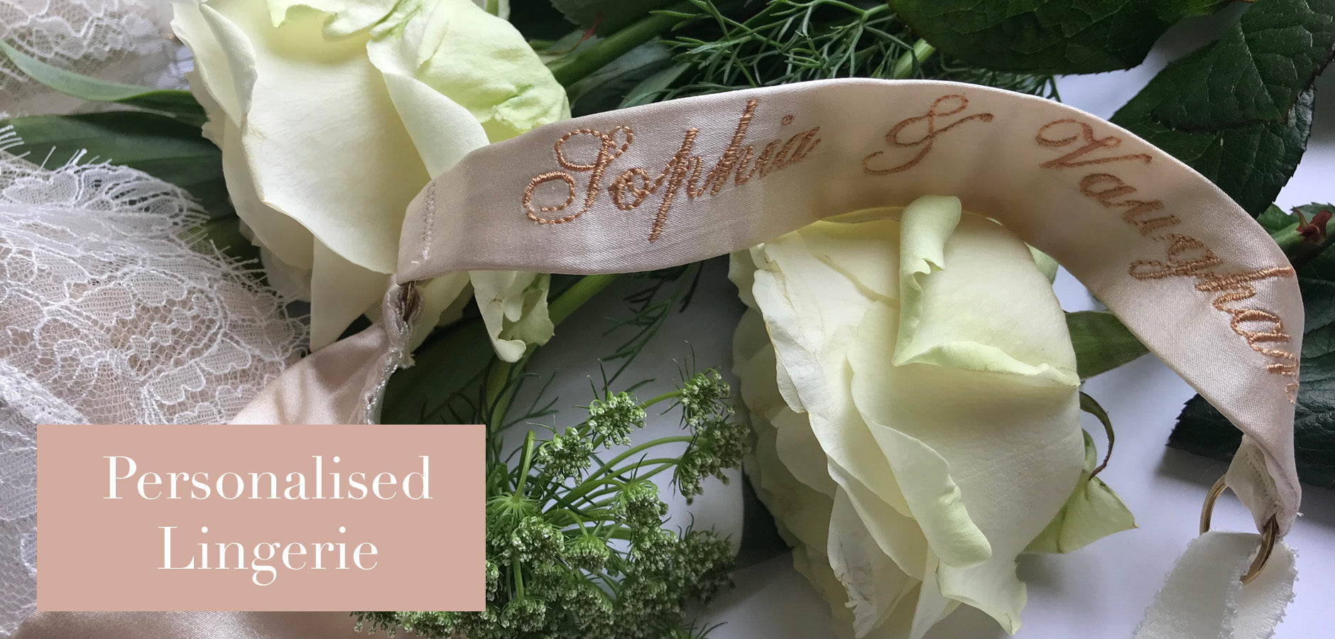 Personalised and custom bridal lingerie